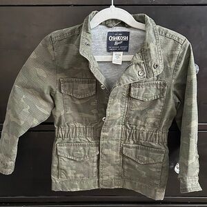 OshKosh B'gosh Kids Olive Green Jean Jacket